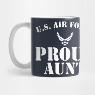 Best Gift for Army - Proud U.S. Air Force Aunt Mug